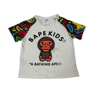 Bape Kids A Bathing Ape Baby Milo Tee Shirt Kids Size 100 1-2 years